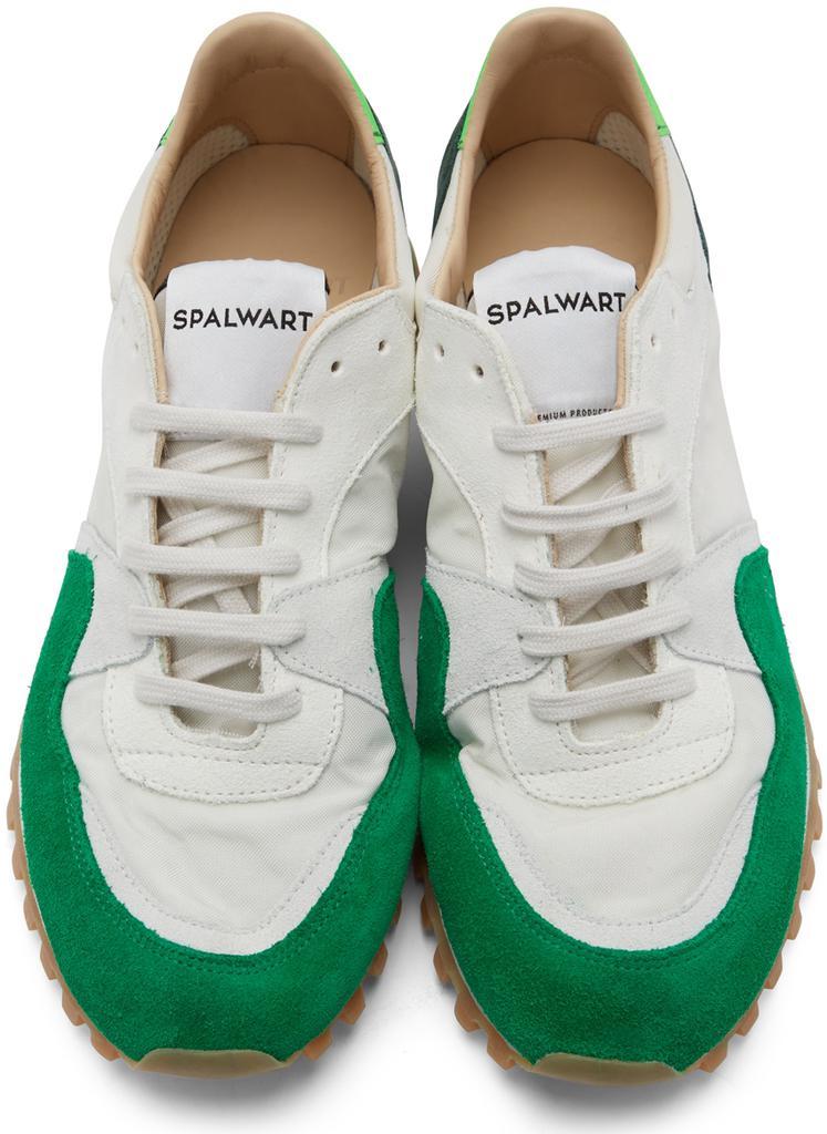 商品Spalwart|Green & Off-White Marathon Trail Low Sneakers,价格¥1754,第7张图片详细描述