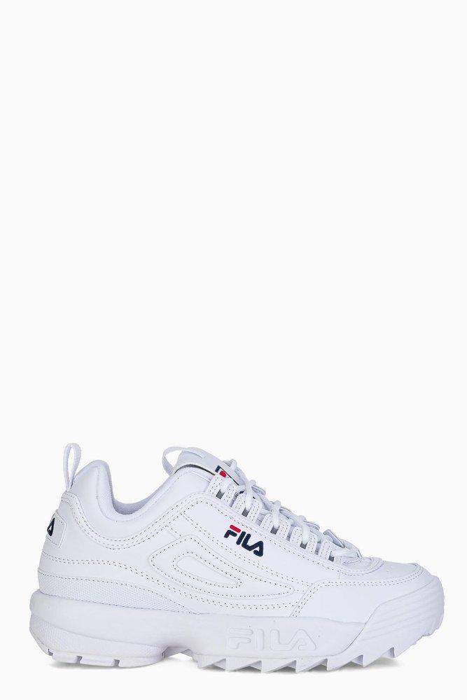 Fila Logo Embroidered Lace-Up Sneakers商品第1张图片规格展示