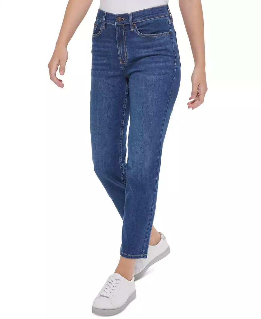 商品Calvin Klein|Hi Rise Slim Whisper Soft  27" Jeans,价格¥164,第3张图片详细描述