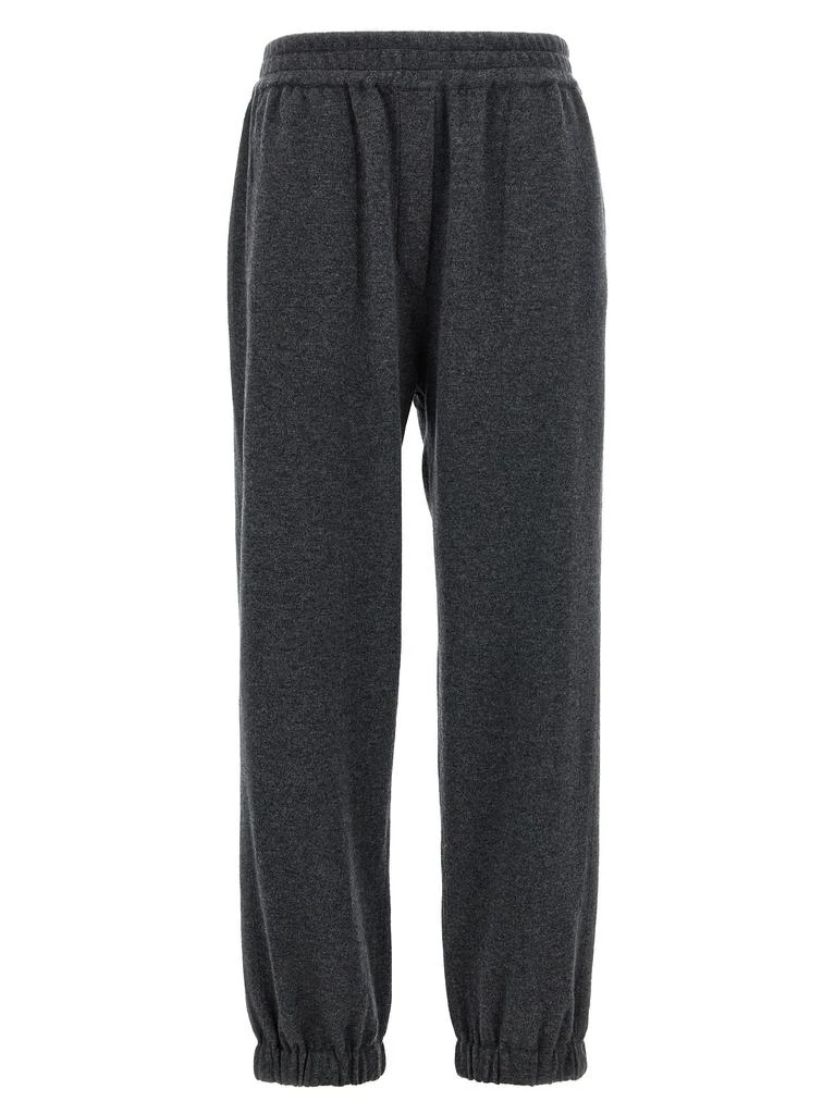 商品Brunello Cucinelli|Cashmere Joggers Pants Gray,价格¥12999,第1张图片