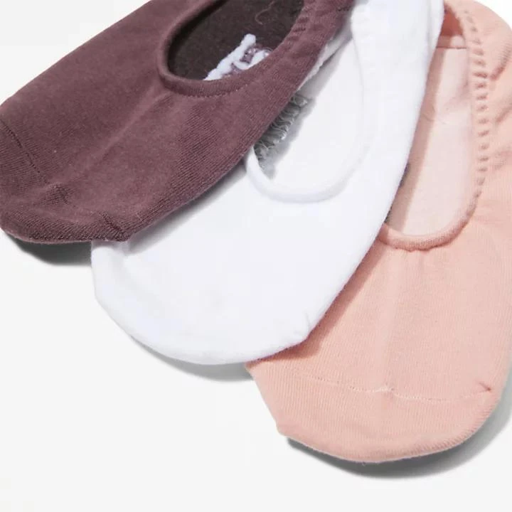 商品Timberland|Stratham 3-Pack Anklet Socks for Women in Pink,价格¥78,第2张图片详细描述
