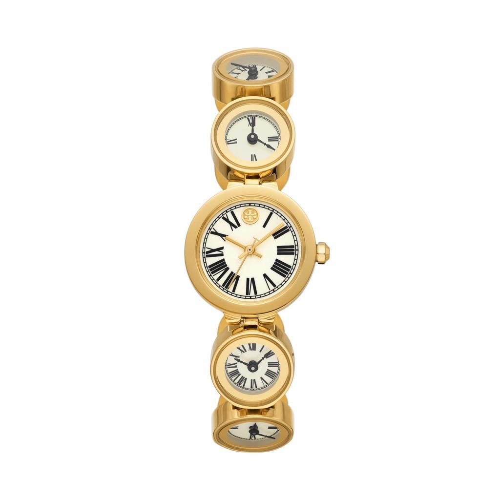 商品Tory Burch|25 mm The Clock Watch Stainless Steel Watch,价格¥2286,第1张图片