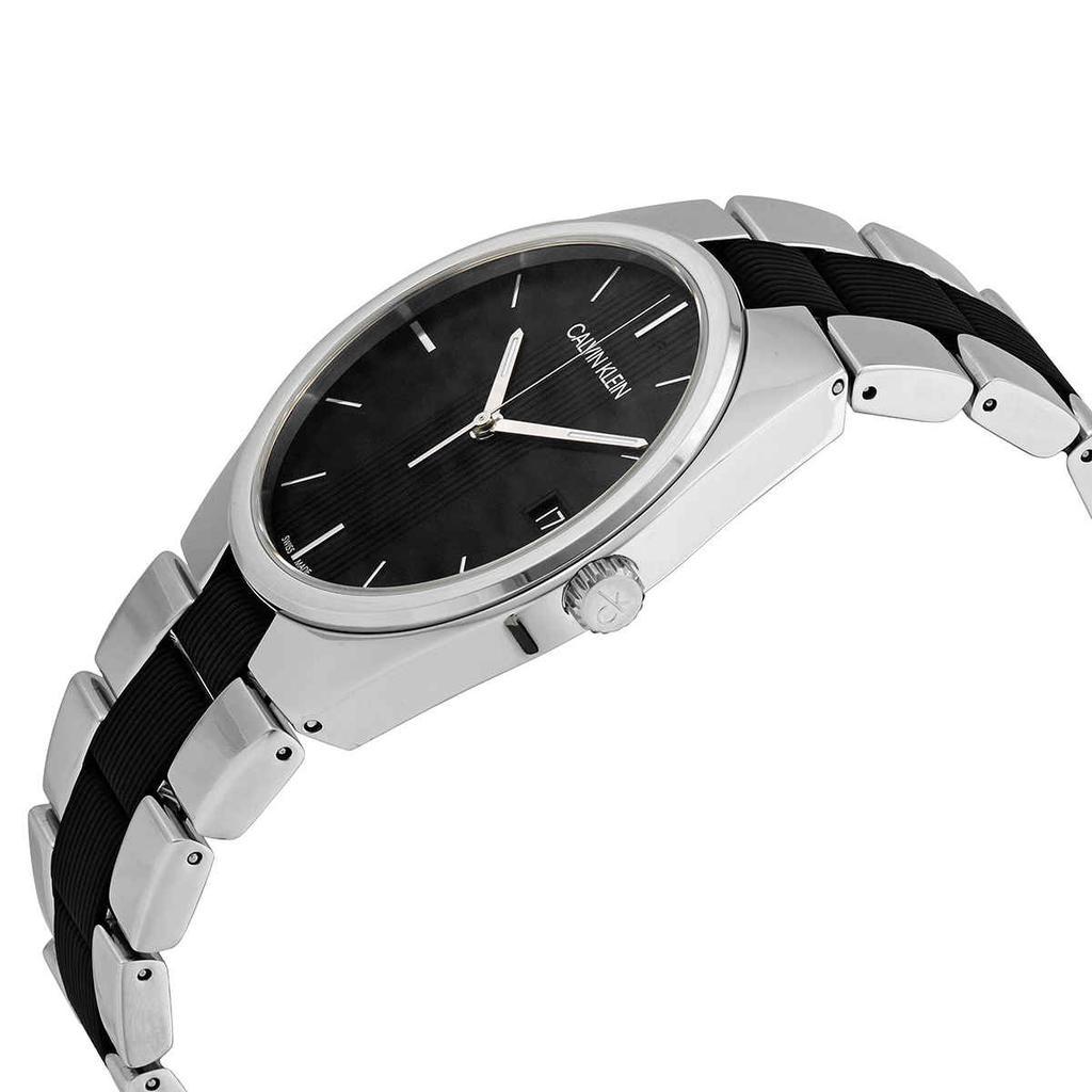 商品Calvin Klein|Calvin Klein Contra Quartz Black Dial Mens Watch K9E211B1,价格¥372,第4张图片详细描述