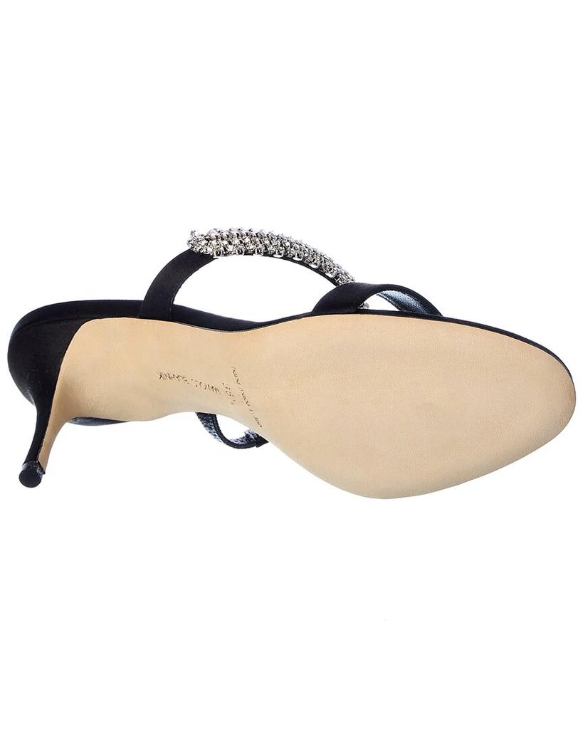 商品Manolo Blahnik|Manolo Blahnik Sako 70 Satin Sandal,价格¥5206,第4张图片详细描述