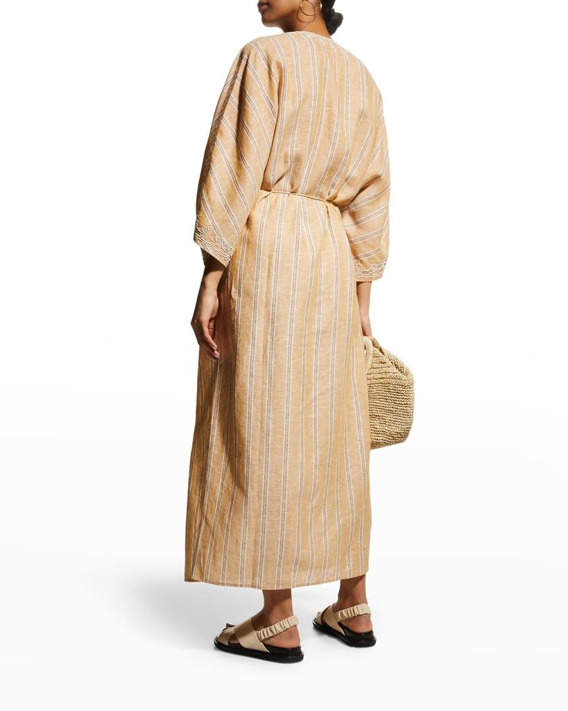 Stripe Long Caftan Dress商品第4张图片规格展示