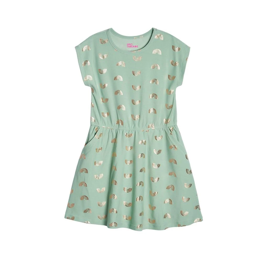 商品Epic Threads|Little Girls All Over Print Dress With Pockets, Created For Macy's,价格¥179,第1张图片
