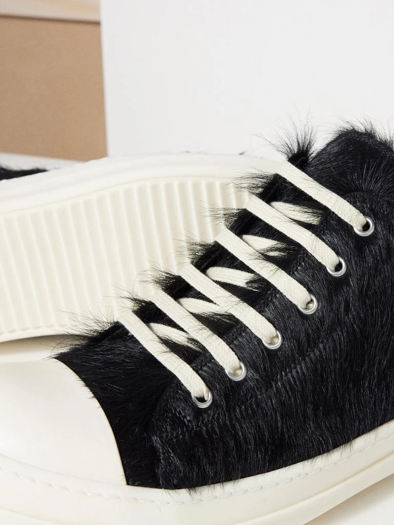 商品Rick Owens|Furry calf hair low-top trainers,价格¥7526,第4张图片详细描述