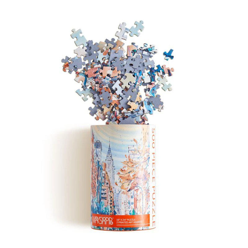 商品Werkshoppe|Lexington Ave 500 Piece Jigsaw Puzzle,价格¥157,第2张图片详细描述