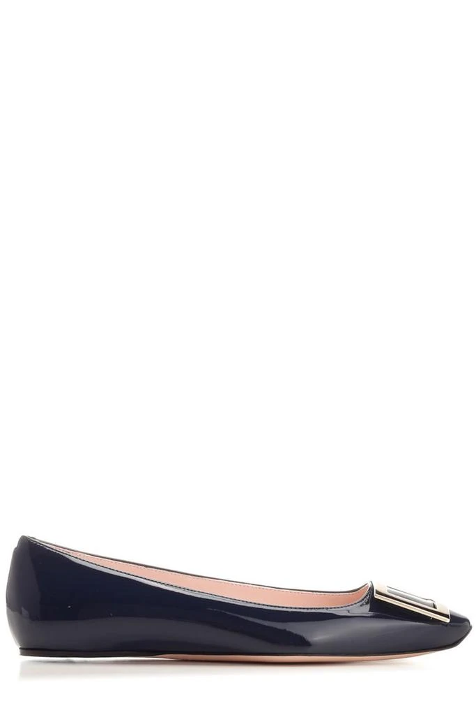 商品Roger Vivier|Roger Vivier Trompette Buckle Ballerina Flats,价格¥4927,第1张图片