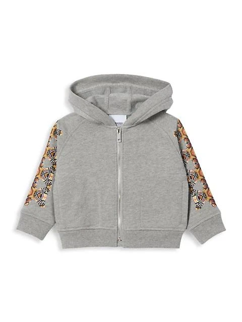 商品Burberry|Baby's Classic Thomas Bear-Print Zip-Up Hoodie,价格¥2099,第1张图片