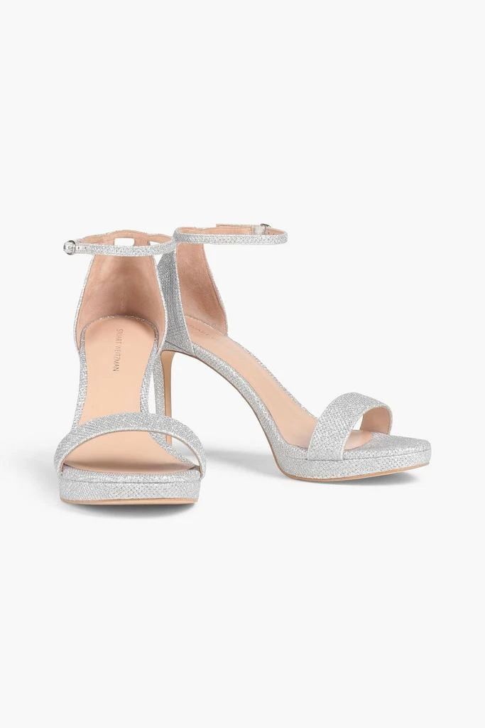 商品Stuart Weitzman|Dancer lamé platform sandals,价格¥2036,第2张图片详细描述