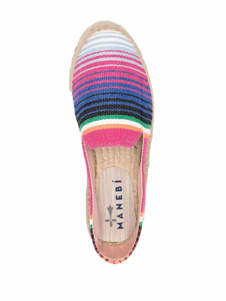 商品Manebi|MANEBI - Striped Espadrilles,价格¥455,第3张图片详细描述