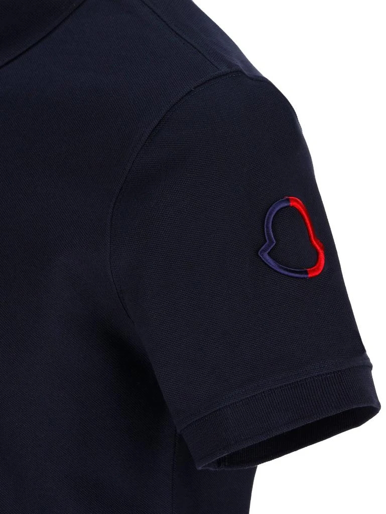 商品Moncler|Moncler Logo-Detailed Polo Shirt,价格¥2277,第3张图片详细描述
