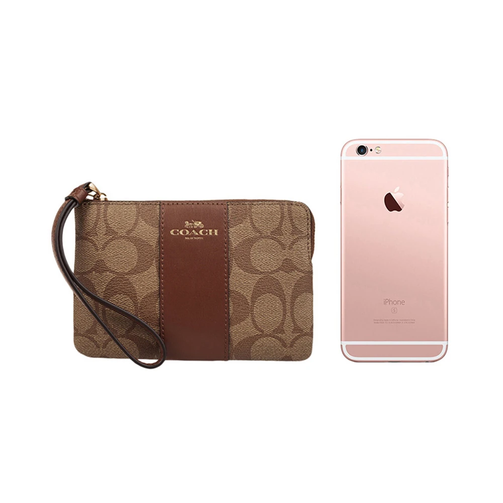 COACH 棕色女士手拿包 F58035IME74 商品