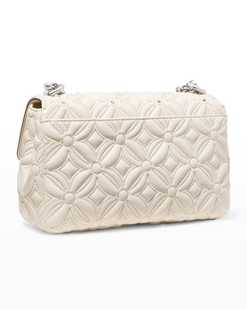 商品Michael Kors|Soho Large Flower Quilted Chain Shoulder Bag,价格¥4494,第6张图片详细描述