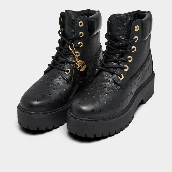 商品Timberland|Women's Timberland Stone Street 6 Inch Waterproof Platform Boots,价格¥536,第2张图片详细描述