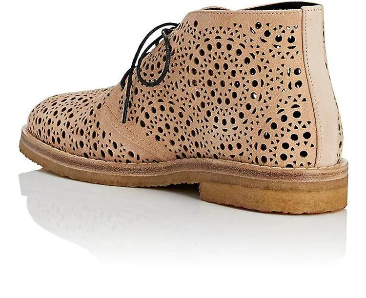 商品Alaïa|Laser-Cut Suede Chukka Boots,价格¥7423,第3张图片详细描述