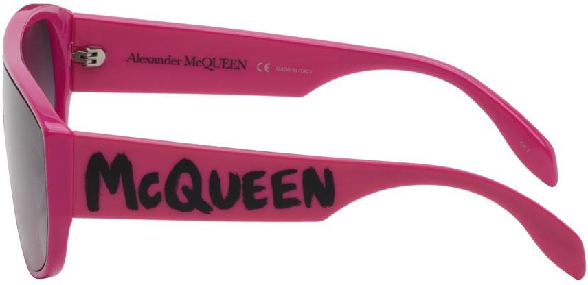 Pink Graffiti Mask Sunglasses商品第3张图片规格展示