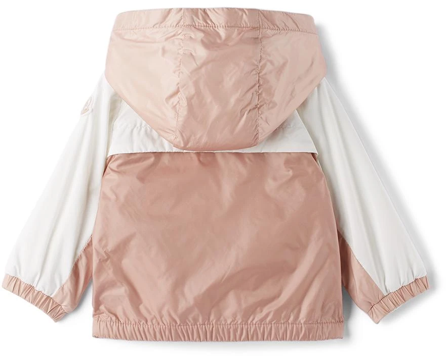 商品Moncler|Baby Pink & White Arilas Parka,价格¥2386,第2张图片详细描述
