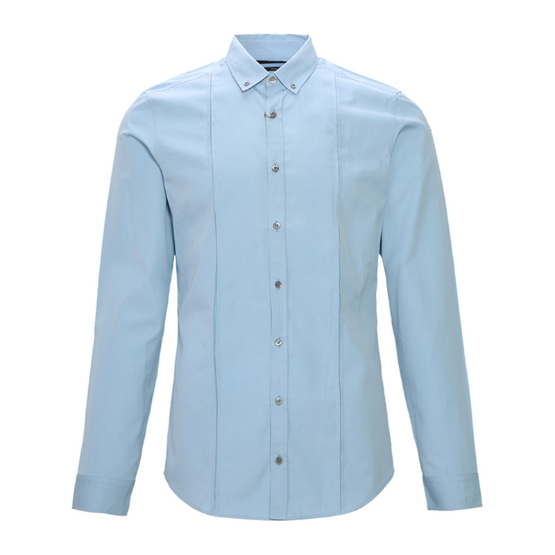 商品Gucci|GUCCI 男士浅蓝色棉衬衫 236352-21131-4910,价格¥1334,第1张图片