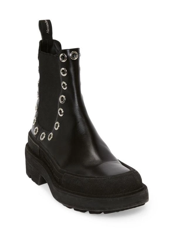 商品Alexander McQueen|Grommet Leather Chelsea Boots,价格¥2586,第2张图片详细描述