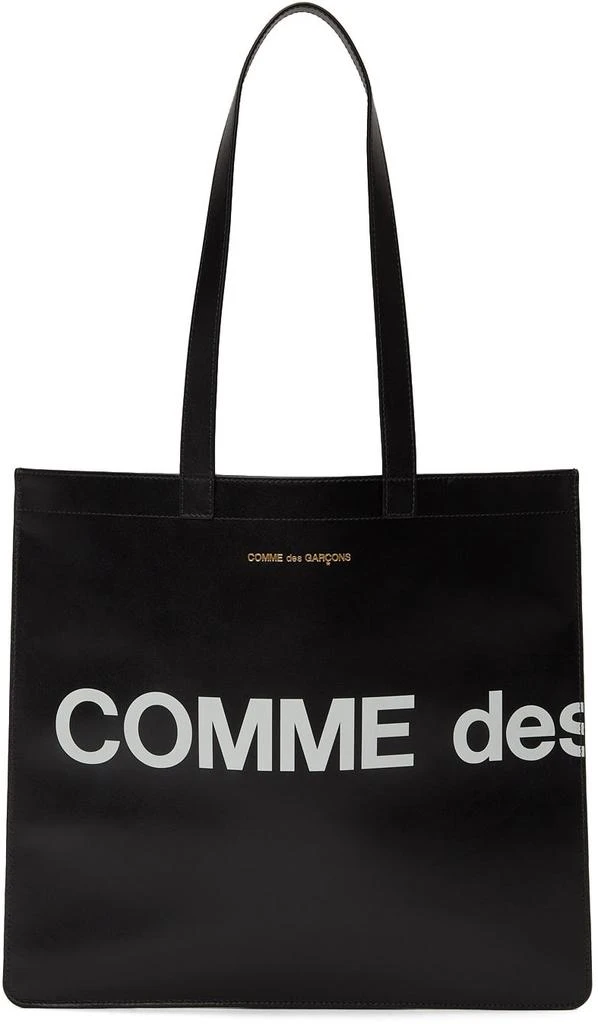 商品Comme des Garçons Wallets|Black Huge Logo Tote,价格¥2425,第1张图片