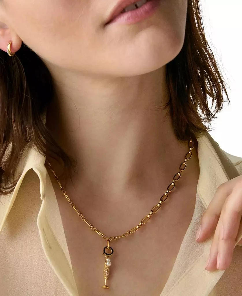 商品Kate Spade|Gold-Tone One In A Million Champagne Charm,价格¥332,第4张图片详细描述