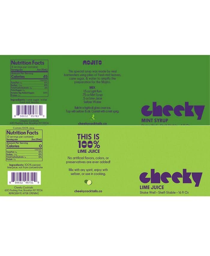 商品Cheeky Cocktails|Mojito Set - 16oz,价格¥282,第2张图片详细描述