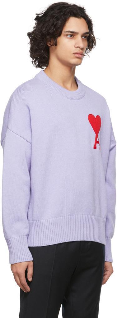商品AMI|Purple Ami De Cœur Sweater,价格¥3271,第4张图片详细描述