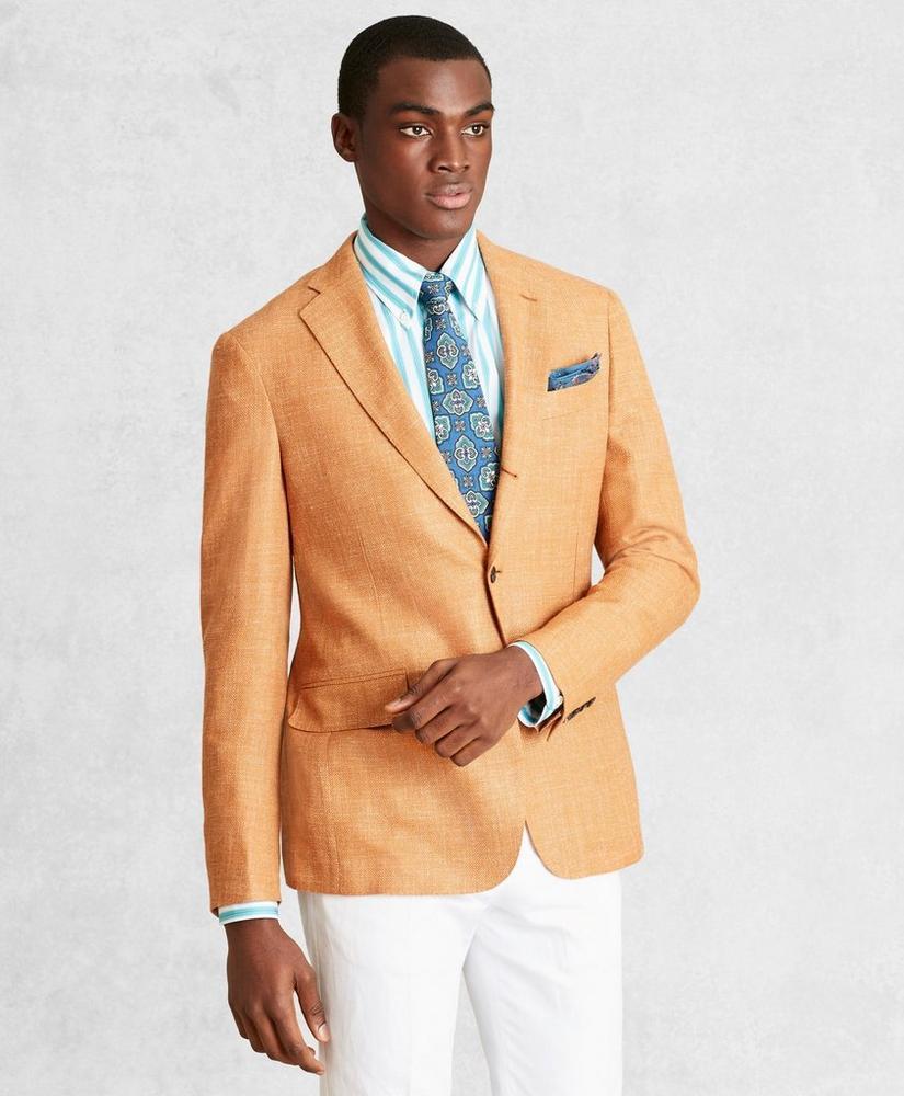 商品Brooks Brothers|Golden Fleece® Wool-Blend Basketweave Sport Coat,价格¥3727,第1张图片