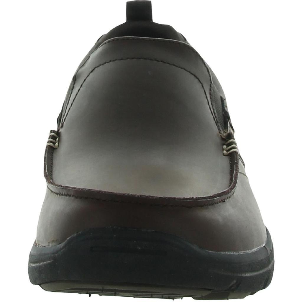 商品SKECHERS|Skechers Mens Leather Memory Foam Slip-On Shoes,价格¥254,第6张图片详细描述