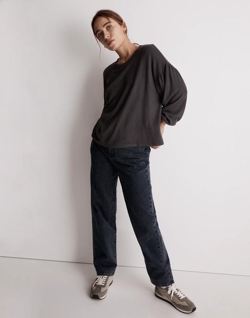 商品Madewell|Dreamiest Knit Long-Sleeve Tee,价格¥487,第6张图片详细描述