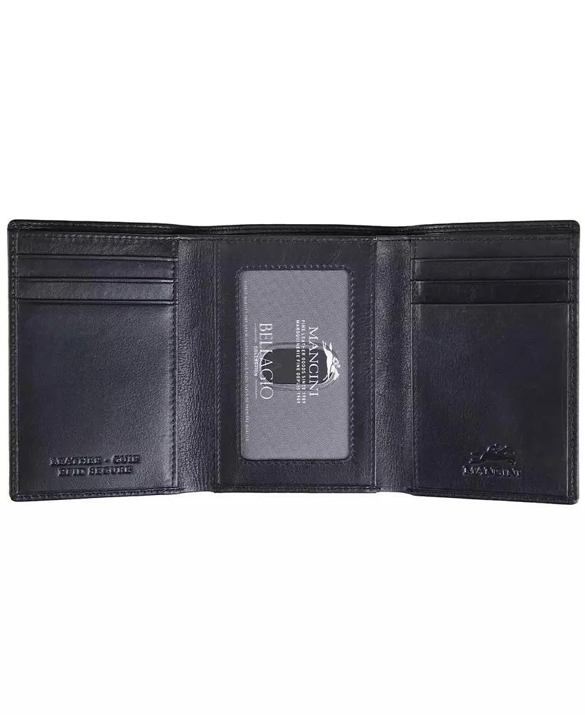 商品Mancini Leather Goods|Men's Bellagio Collection Trifold Wallet,价格¥331,第3张图片详细描述