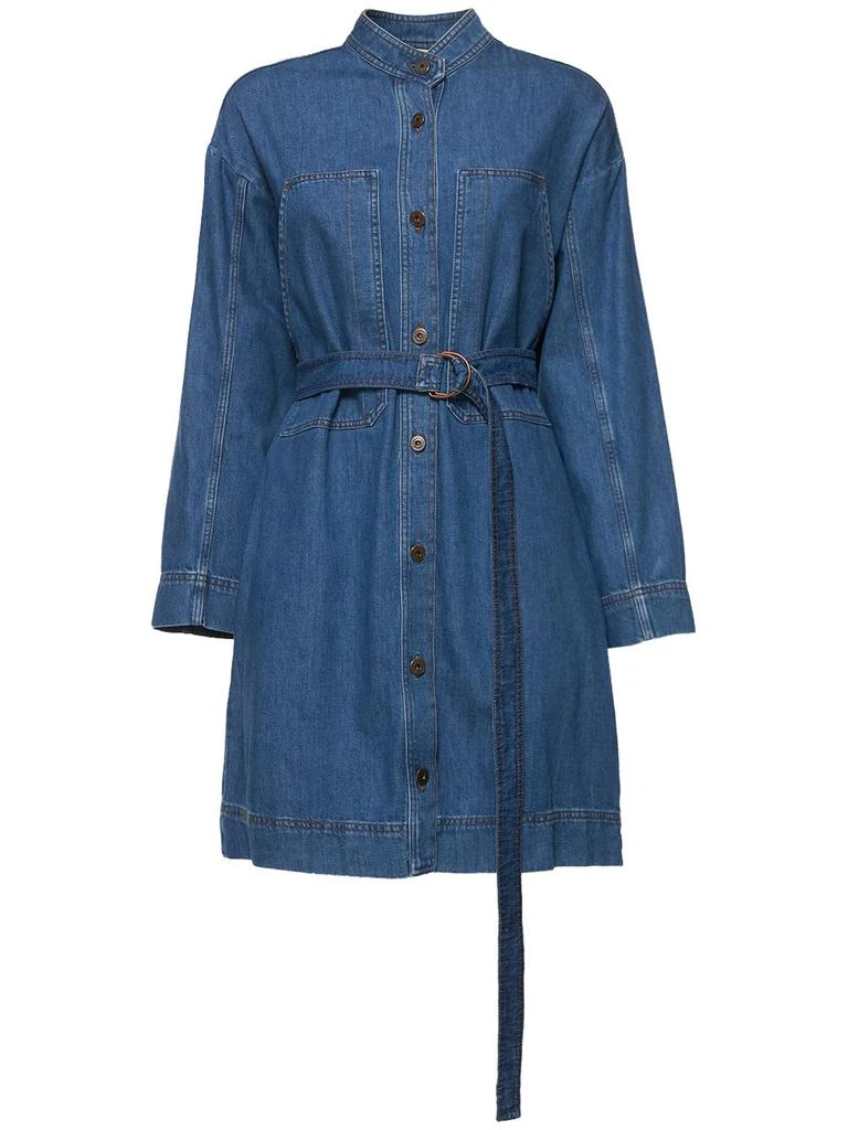 商品Weekend Max Mara|Finito Belted Denim Dress,价格¥1302,第1张图片