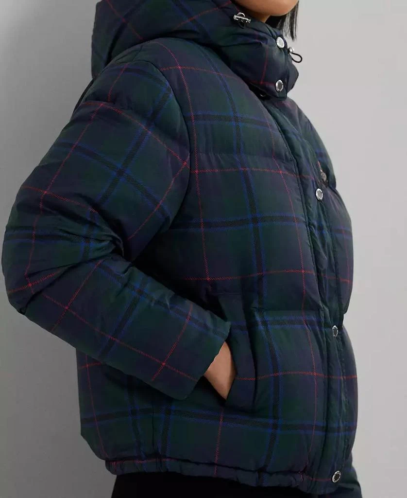 商品Ralph Lauren|Women's Plaid Beaded-Crest Down Coat,价格¥2954,第3张图片详细描述