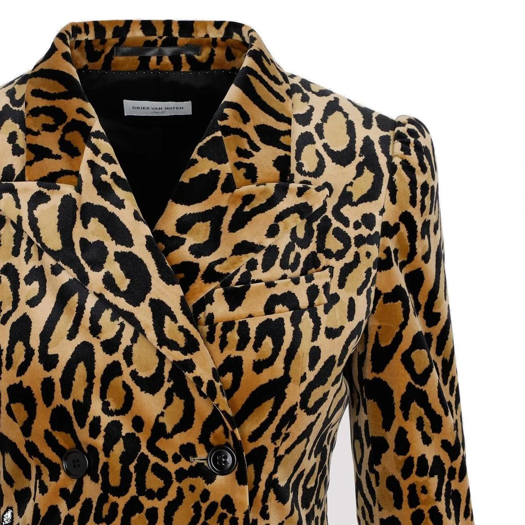 商品Dries Van Noten|Dries Van Noten Animal Print Blazer,价格¥4848,第3张图片详细描述