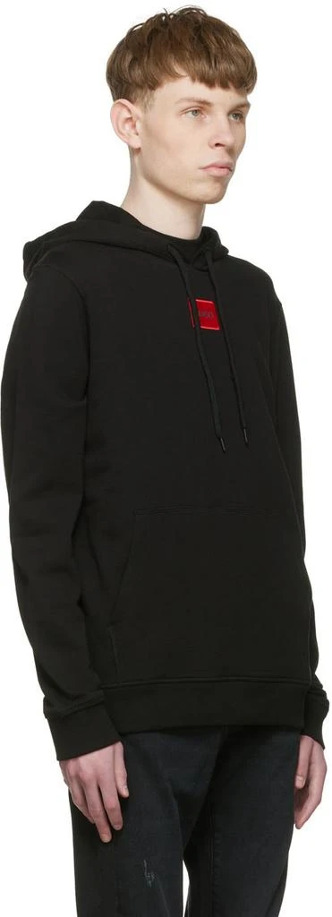 商品Hugo Boss|Black Cotton Hoodie,价格¥406,第2张图片详细描述