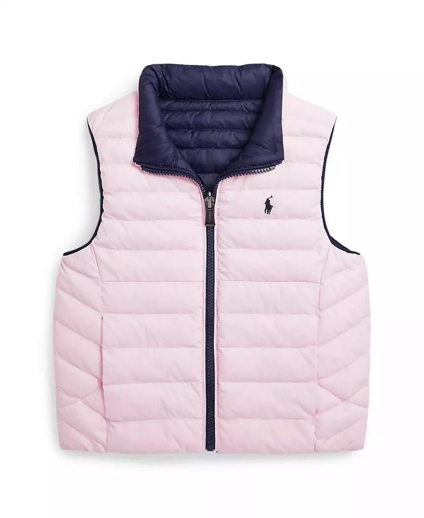 商品Ralph Lauren|Toddler and Little Kid's Unisex P-Layer 2 Reversible Quilted Vest Jacket,价格¥688,第1张图片