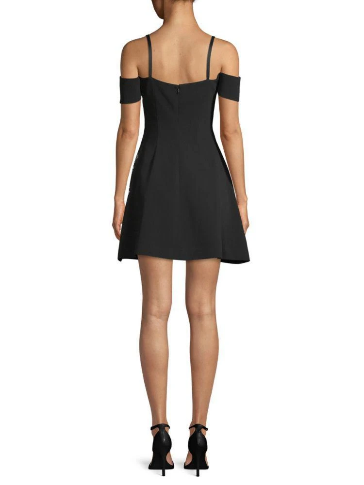 商品Cinq à Sept|Larkin Cold Shoulder Embroidered Dress,价格¥1187,第2张图片详细描述