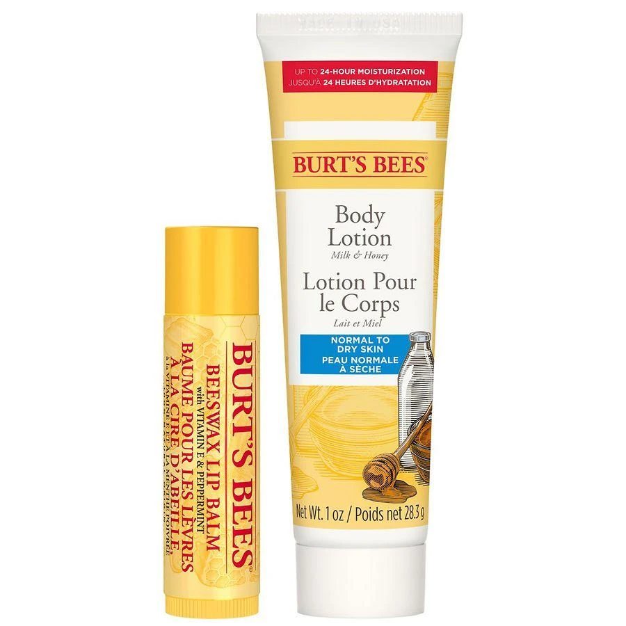 Hive Favorites Beeswax Holiday Gift Set, Beeswax Lip Balm and Body Lotion 商品