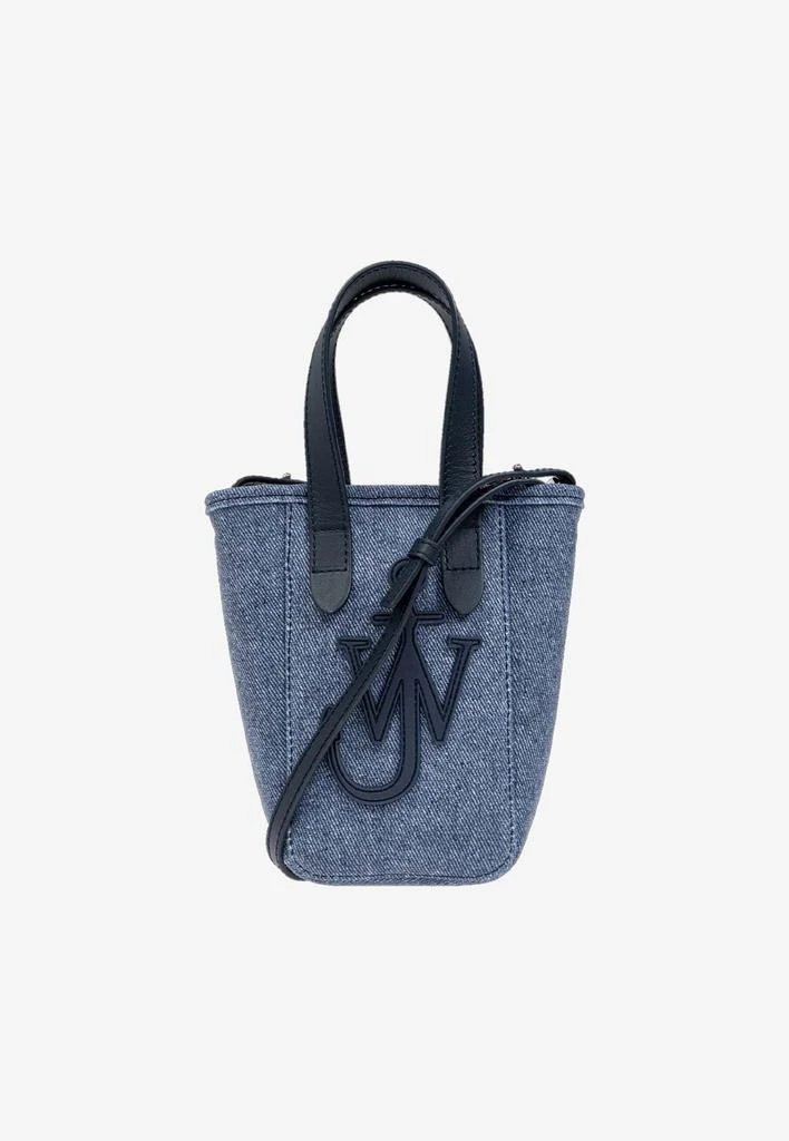 商品JW Anderson|Mini Belt Denim Tote Bag,价格¥4327,第1张图片