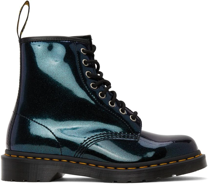 商品Dr. Martens|Blue Iridescent 1460 Boots,价格¥817,第1张图片