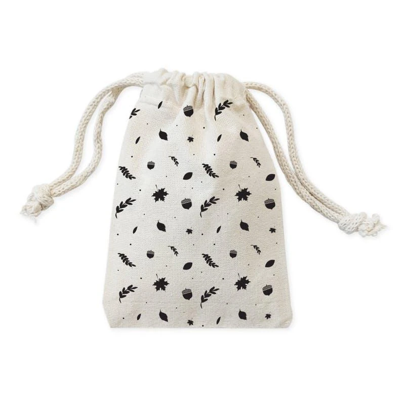 商品The Cotton & Canvas Co.|Leaves Thanksgiving Favor Bags, 6-Pack,价格¥90,第1张图片