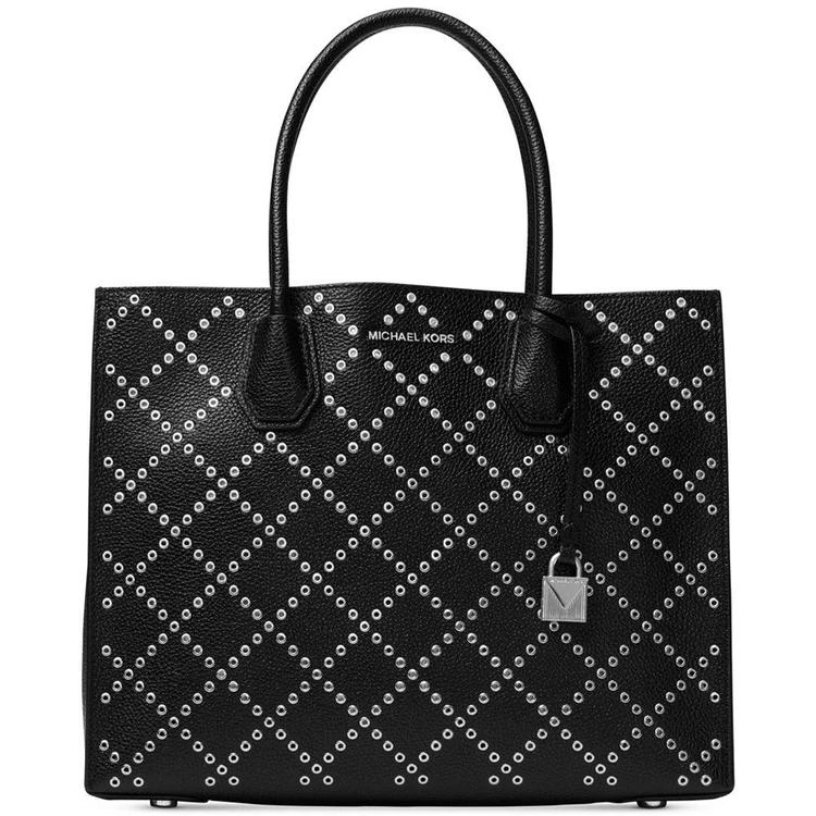 商品Michael Kors|MICHAEL  Mercer Stud & Grommet Large Convertible Tote,价格¥1679,第1张图片