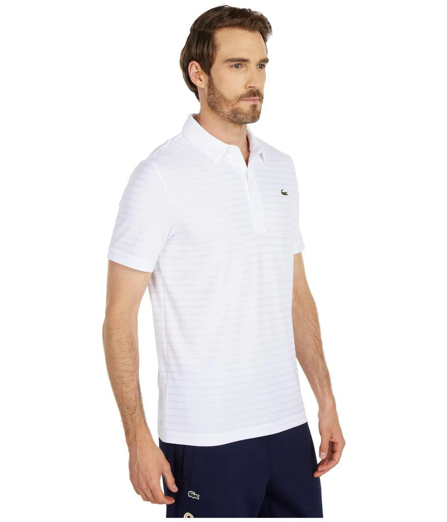 商品Lacoste|Short Sleeve Jacquard Polo,价格¥412,第4张图片详细描述