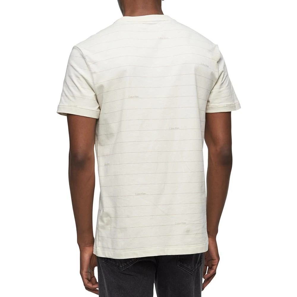 商品Calvin Klein|Men's Regular Fit, Short-Sleeve, Striped Crewneck T-Shirt,价格¥44,第2张图片详细描述