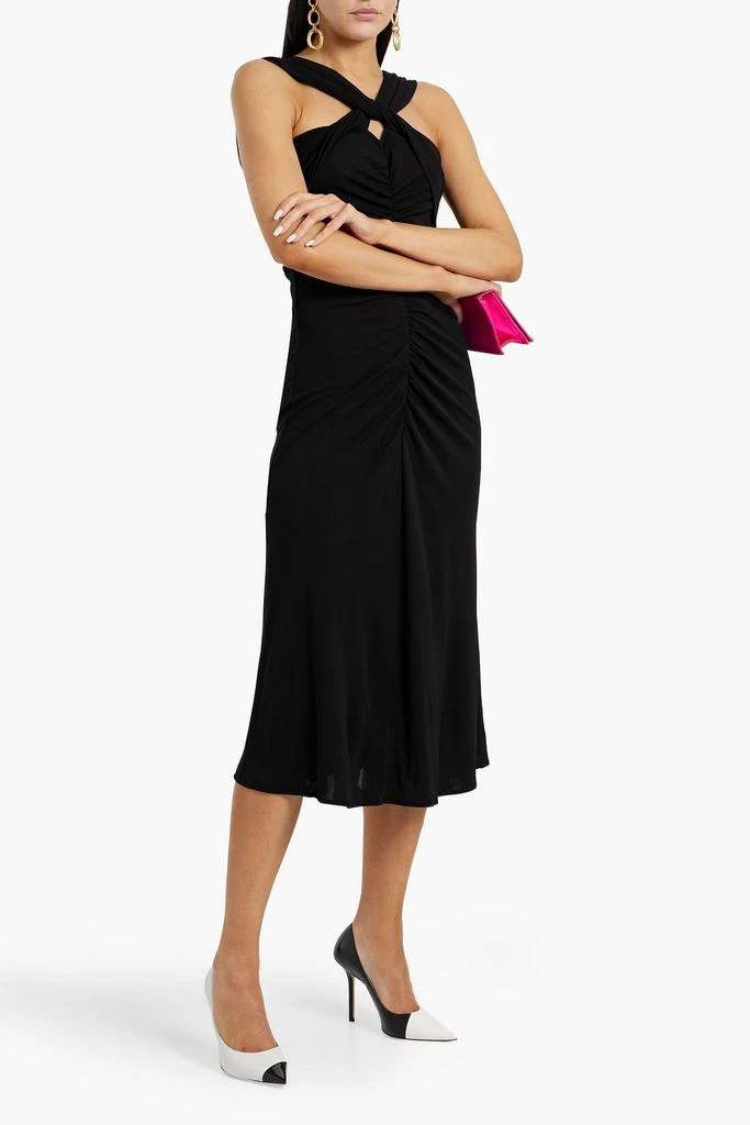 商品Diane von Furstenberg|Neely twisted jersey midi dress,价格¥1205,第2张图片详细描述