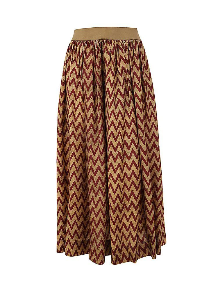 商品Uma Wang|Uma Wang All-Over Printed Midi Skirt,价格¥3306,第1张图片