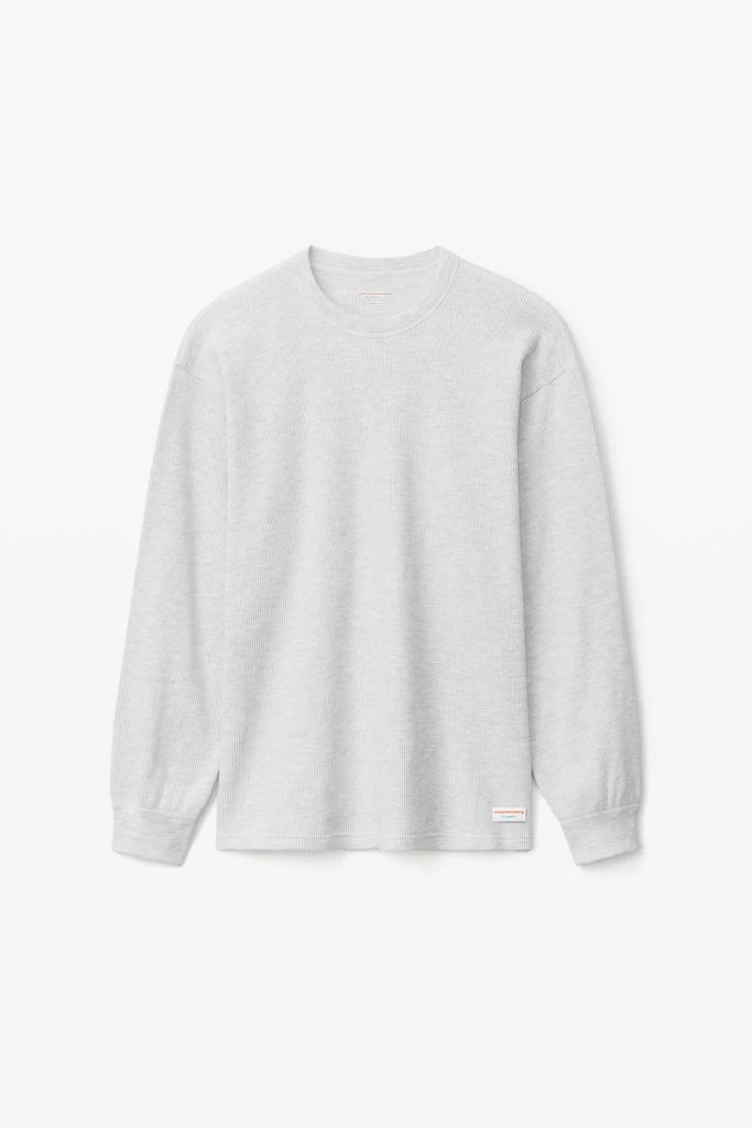 商品Alexander Wang|UNISEX LONG SLEEVE IN COTTON WAFFLE THERMAL,价格¥574,第2张图片详细描述