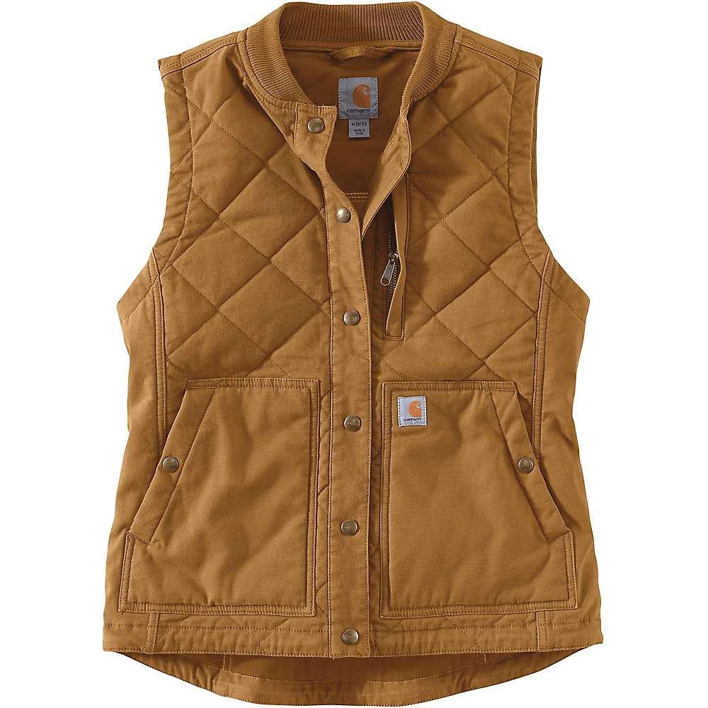 商品Carhartt|Carhartt Women's Rugged Flex Canvas Rib Collar Vest,价格¥579,第1张图片
